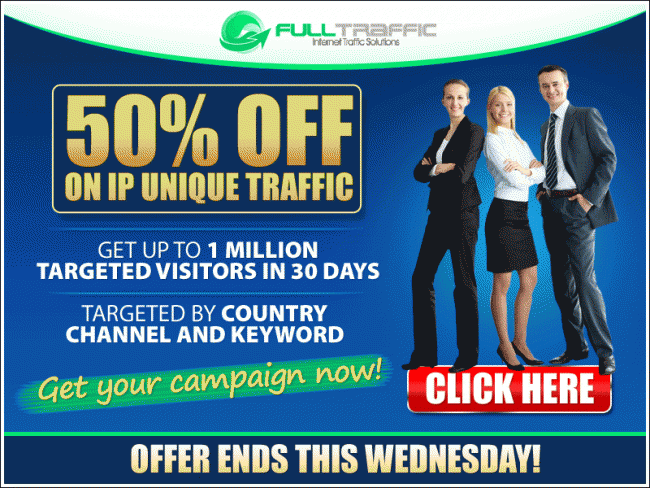 50% OFF on IP Unique Targeted Campaigns - Offer ends next Wednesday, hurry up!